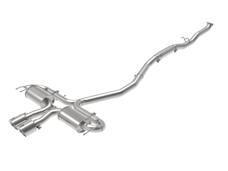 aFe Takeda 3in 304 SS Cat-Back Exhaust System w/Polished Tips 17-21 Honda Civic Sport L4-1.5L (t) Catback aFe