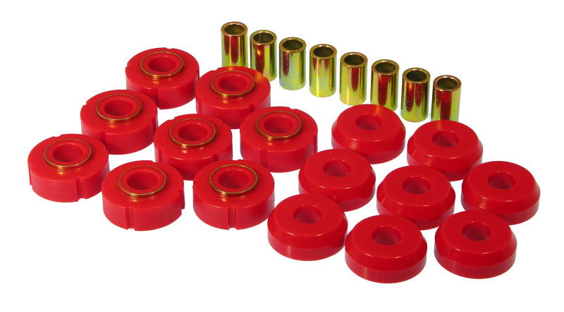 Prothane 72-81 International Scout II Body Mounts - Red Bushing Kits Prothane