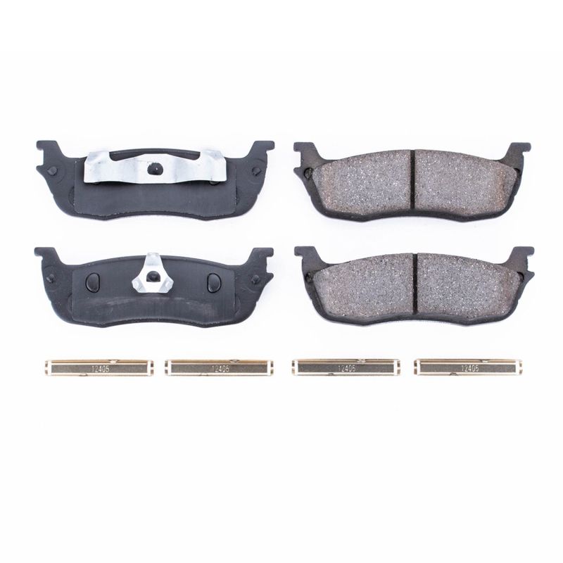Power Stop 97-02 Ford Expedition Rear Z17 Evolution Ceramic Brake Pads w/Hardware Brake Pads - OE PowerStop