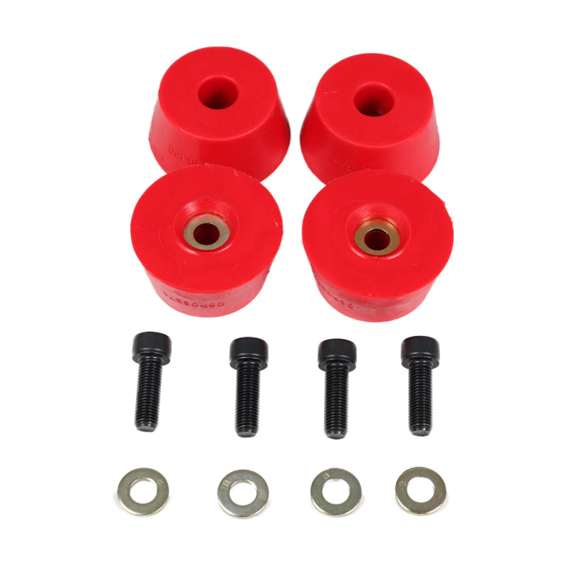 Energy Suspension 96-02 Toyota 4Runner Front Hyper Flex Red Bump Stop Set Bushing Kits Energy Suspension