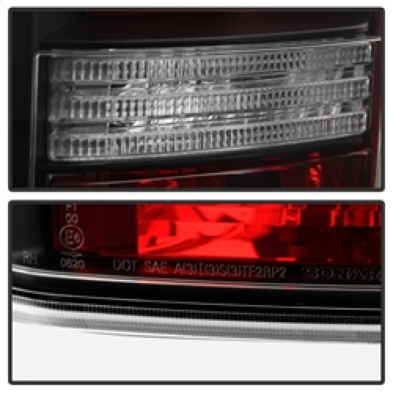 Spyder Land Rover Discovery 3 LR3 05-09 Light Bar LED Tail Lights Black ALT-YD-LRD05-LED-BK Tail Lights SPYDER