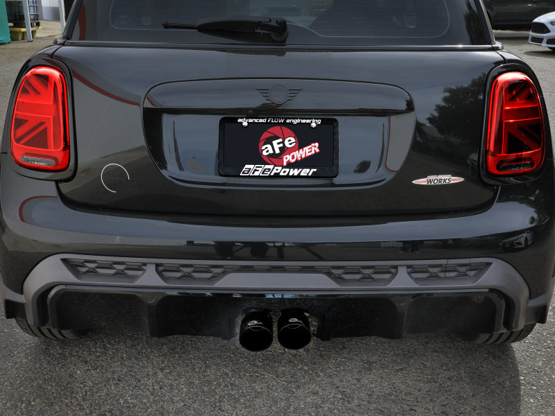 aFe 14-24 Mini Cooper S MACH Force-Xp 3in to 2-1/2in 304SS Cat-Back Exhaust w/ Black Tip Catback aFe