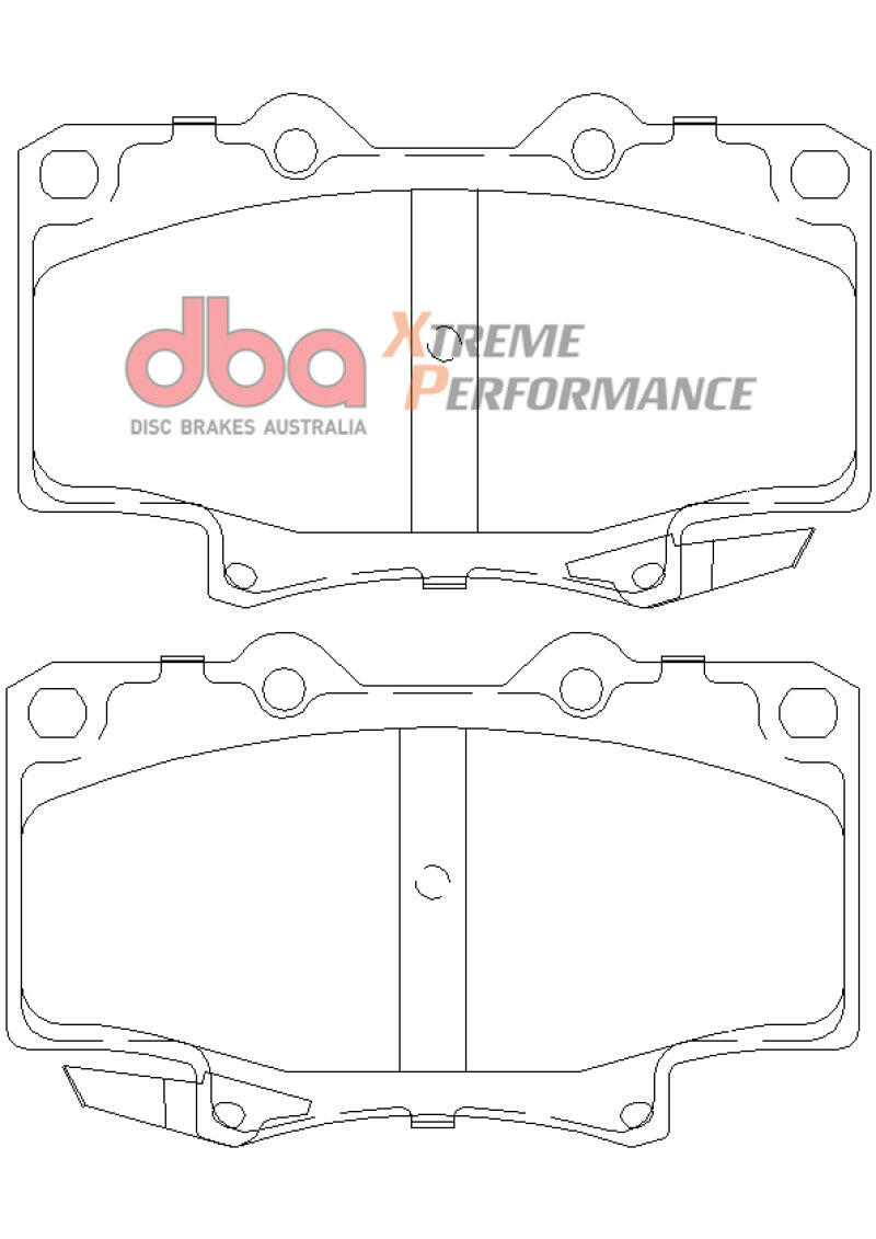 DBA 91-96 Toyota Land Cruiser XP650 Front Brake Pads Brake Pads - Performance DBA