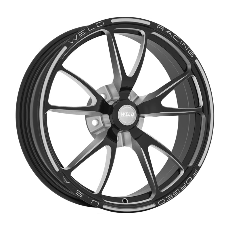 Weld Full Throttle 2.0 18x6 / 5x115 BP / 2.7in. BS Black Wheel - Non-Beadlock Wheels - Forged Weld