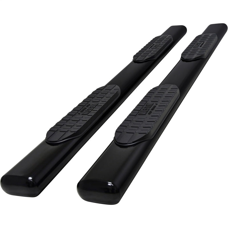 Westin 19-21 Chevrolet Silverado Crew Cab PRO TRAXX 6 Oval Nerf Step Bars - Black Nerf Bars Westin