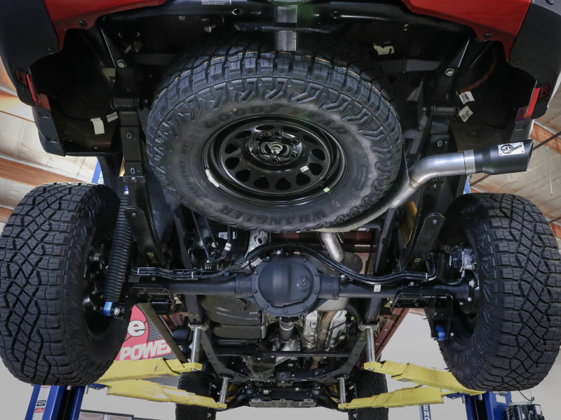 aFe 23-25 GM Colorado/Canyon L4-2.7L (t) Apollo GT Series 3in 409 SS Cat-Back Exhaust w/ Blk Tip Catback aFe