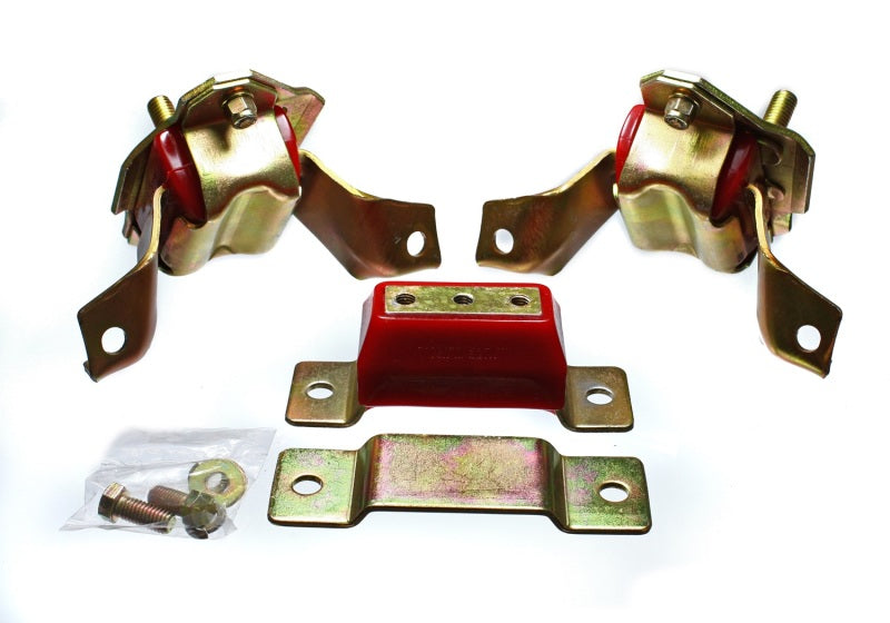 Energy Suspension 84-95 Ford Mustang 5.0 (302c.i.) V8 Red Motor & Transmission Mount Set Bushing Kits Energy Suspension