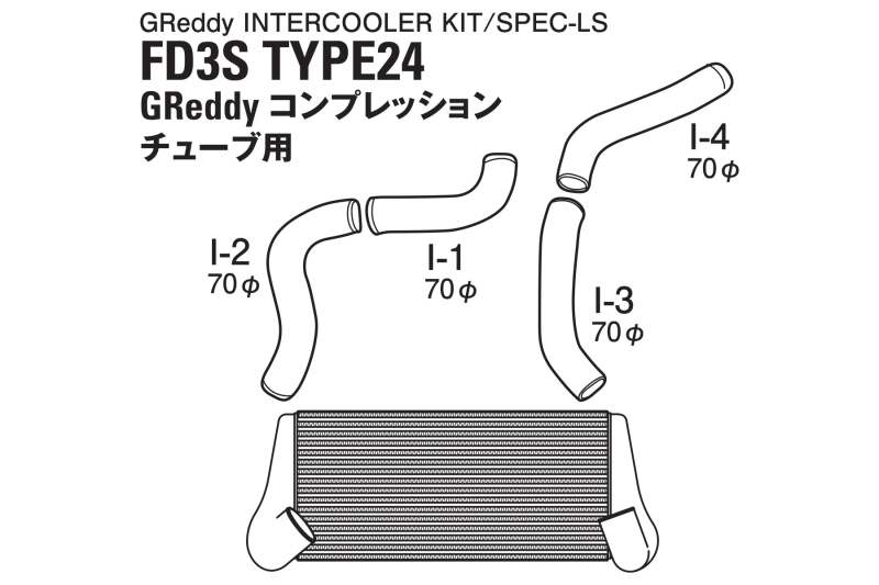GReddy Mazda RX-7 FD3S T-24F Intercooler Greddy Comp *Special Order*