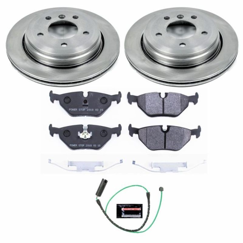 Power Stop 01-05 BMW 325xi Rear Track Day Brake Kit Brake Kits - Performance Blank PowerStop