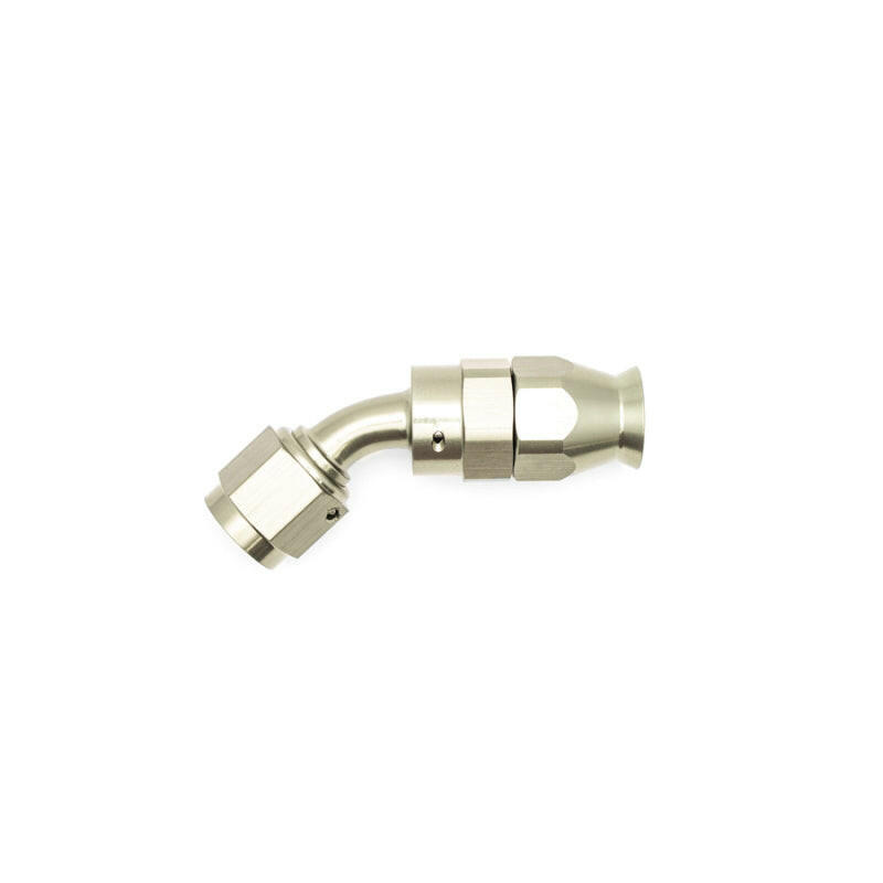 DeatschWerks 6AN Female Swivel 45-Degree Hose End PTFE (Incl. 1 Olive Insert) Fittings DeatschWerks