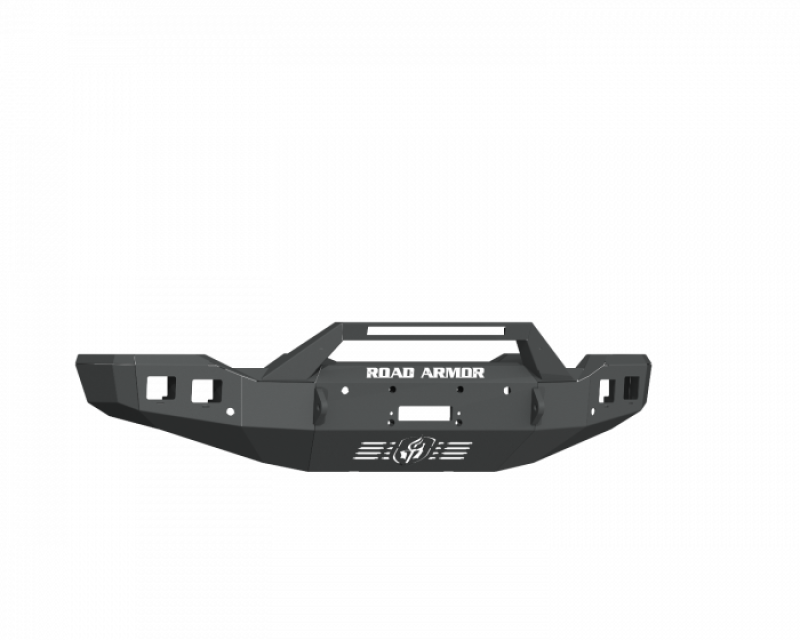 Road Armor 20-22 GMC 2500/3500 Stealth Front Winch Bumper Sheet Metal Pre-Runner Guard - Black Bumpers - Steel Road Armor