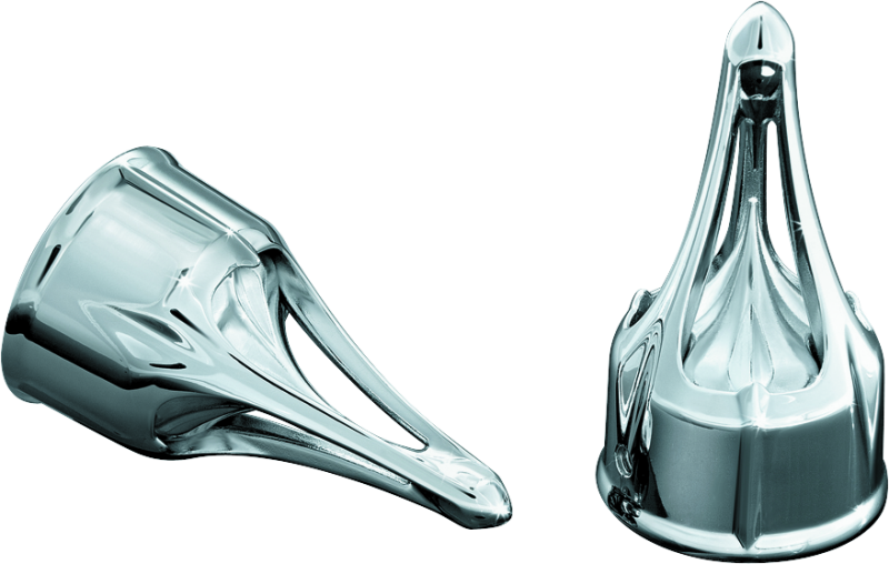 Kuryakyn Roman Axle Caps Chrome Hardware - Singles Kuryakyn