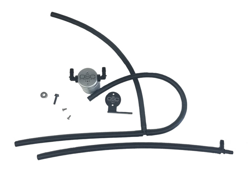 J&L 03-15 Nissan Titan 5.6L Passenger Side Oil Separator 3.0 - Clear Anodized Oil Separators J&L