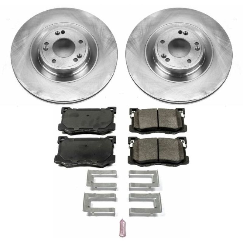 Power Stop 15-16 Hyundai Genesis Front Autospecialty Brake Kit Brake Kits - OE PowerStop