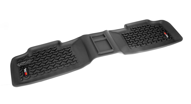 Rugged Ridge Floor Liner Rear Black 2007-2014 Toyota FJ Cruiser (Automatic) Floor Mats - Rubber Rugged Ridge