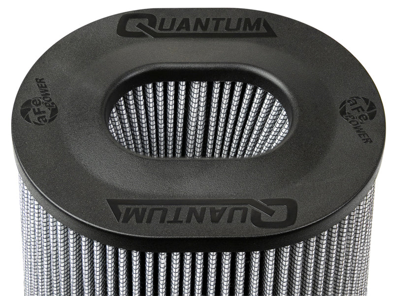 aFe Quantum Pro DRY S Air Filter Inverted Top - 5.5inx4.25in Flange x 9in Height - Dry PDS Cold Air Intakes aFe