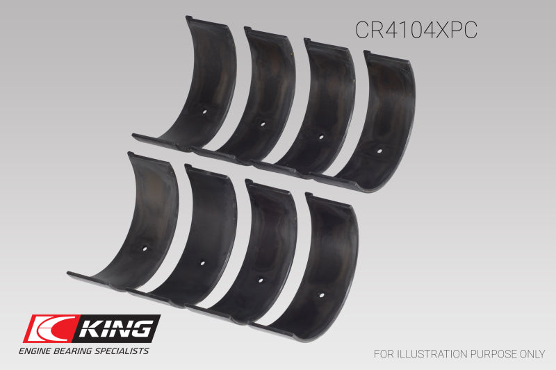 King Engine Bearings Audi/VW 83-03 1.6L/1.8L/2.0L Performance Coated Rod Bearing Set Bearings King Engine Bearings