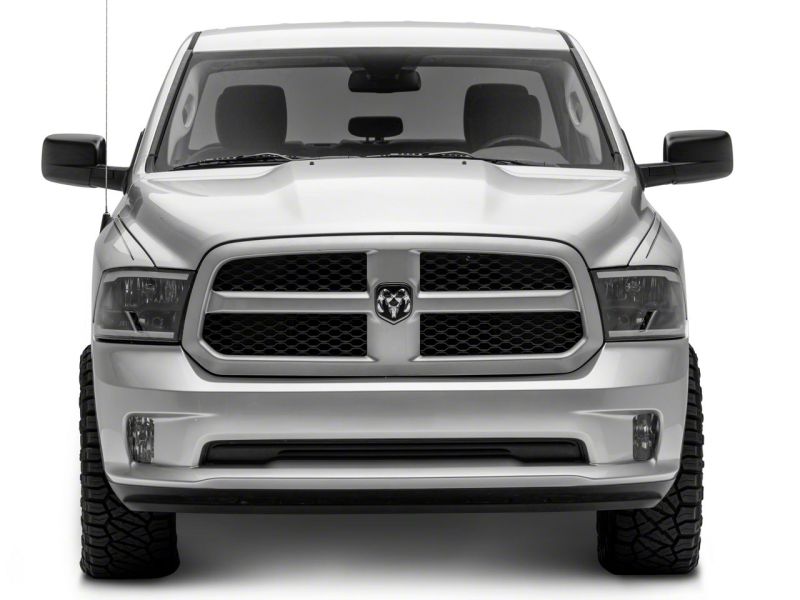 Raxiom 09-18 Dodge RAM 1500/2500/3500 Axial Series Headlights w/ LED Bar- Black Housing (Clear Lens) Headlights Raxiom