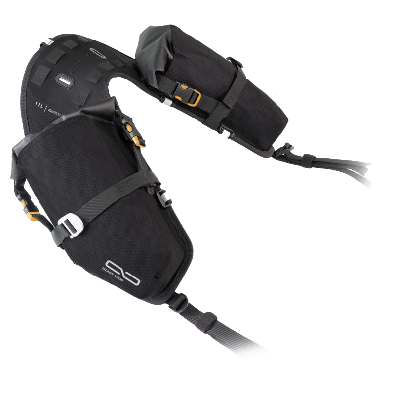 Giant Loop MoJavi Saddlebag 12L - Black Bags - Saddlebags Giant Loop