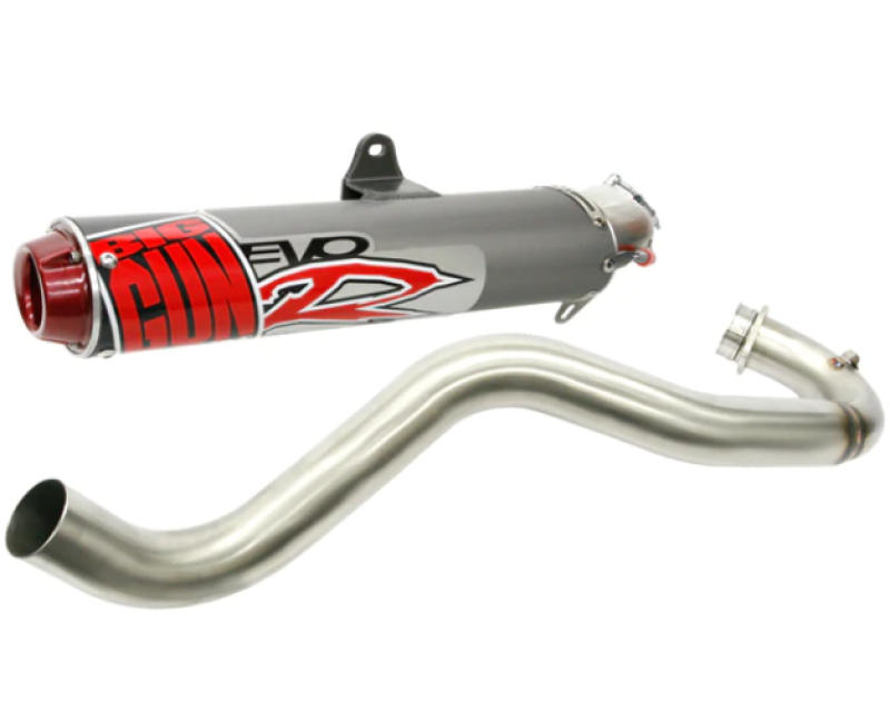 Big Gun 08-13 Honda TRX 700XX EVO R Series Slip On Exhaust Powersports Exhausts Big Gun