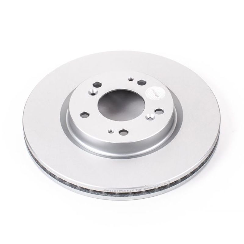 Power Stop 06-12 Mitsubishi Eclipse Front Evolution Geomet Coated Rotor Brake Rotors - OE - Cryo PowerStop