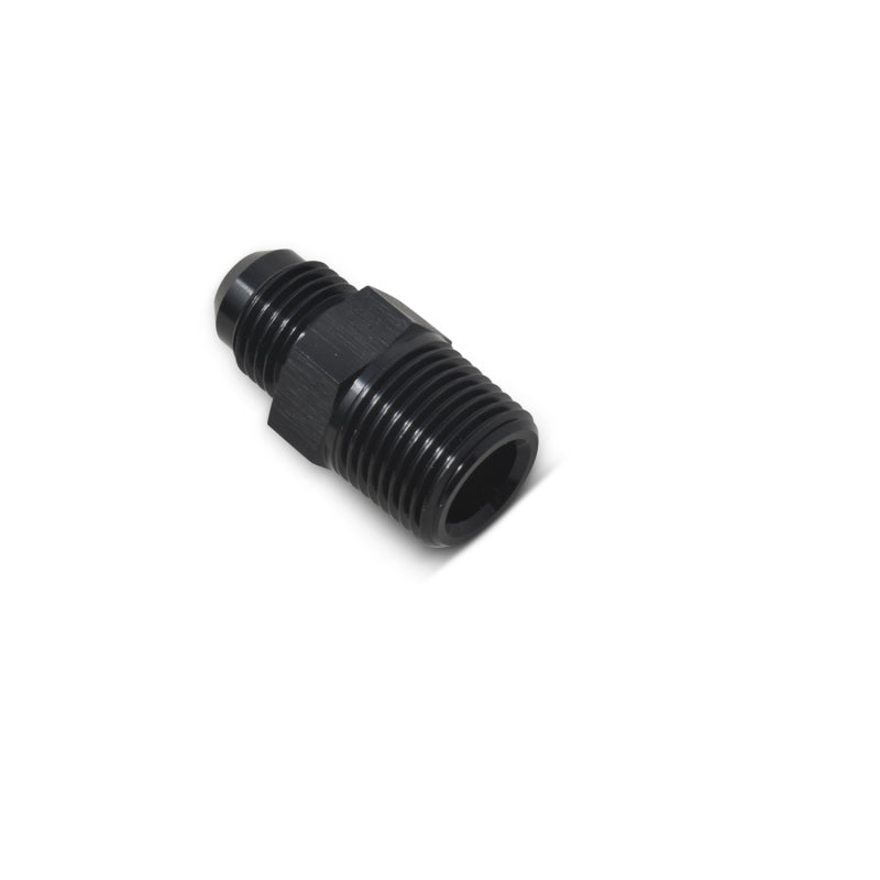 Russell Performance -8 AN to 3/8in NPT Straight Flare to Pipe (Black) Fittings Russell