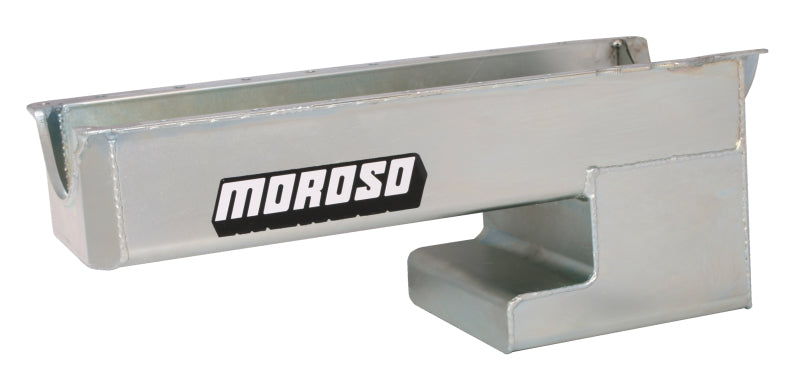 Moroso Chevrolet Big Block Gen 5/6/Chevrolet II Notched Rear Wet Sump 7qt 9in Steel Oil Pan Oil Pans Moroso