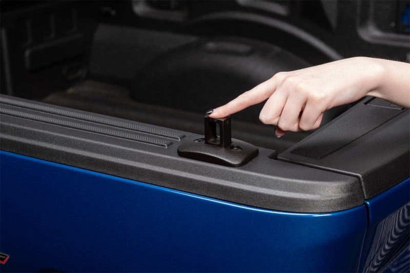 Putco 14-19 Chevy Silverado/ GMC Sierra - Push-Up Tie Downs for Rear Stake Pockets (Pair) - Black Brackets Putco