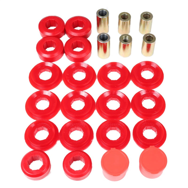 Energy Suspension 91-97 Toyota Land Cruiser FJ80 Front Control Arm Bushing Set - Red Bushing Kits Energy Suspension