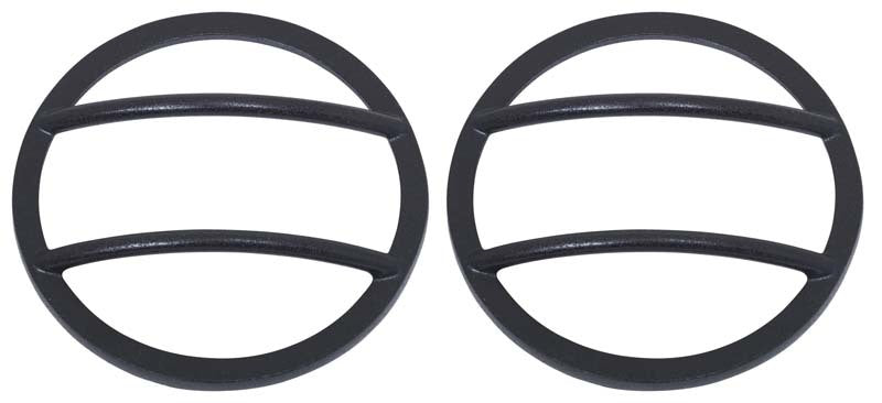 Kentrol 07-18 Jeep Wrangler JK Front Marker Covers Pair - Textured Black Hardware - Singles Kentrol