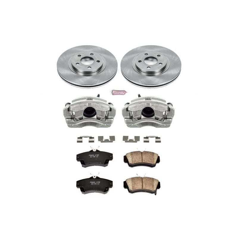 Power Stop 01-10 Chrysler PT Cruiser Front Autospecialty Brake Kit w/Calipers Brake Kits - OE PowerStop