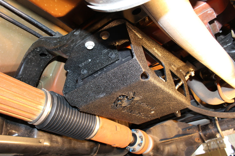 Fishbone Offroad 12-17 Jeep Wrangler JK Steel EVAP Canister Skid Plates - Black Textured Powdercoat Skid Plates Fishbone Offroad