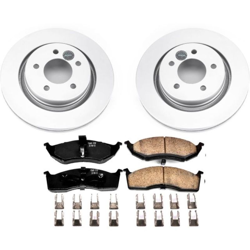 Power Stop 00-04 Chrysler Concorde Front Z17 Evolution Geomet Coated Brake Kit Brake Kits - Performance Blank PowerStop