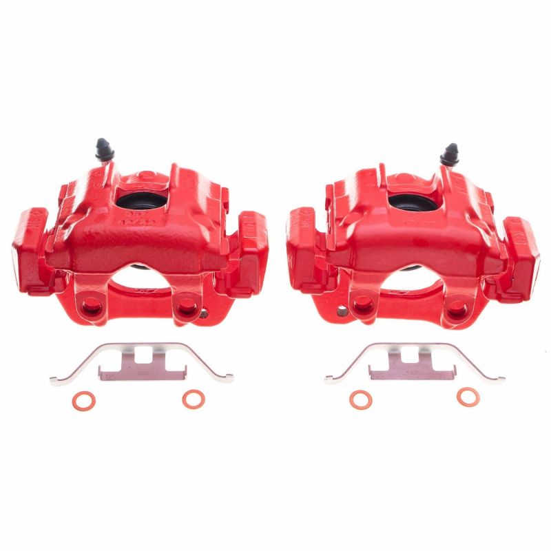 Power Stop 04-10 BMW X3 Rear Red Calipers - Pair Brake Calipers - Perf PowerStop