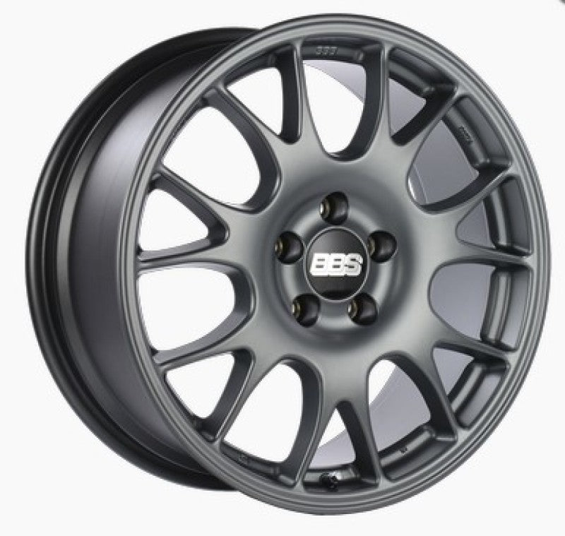 BBS CO 18x8 5x112 ET44 CB57 Titanium Wheel -82mm PFS/Clip Req Wheels - Cast BBS
