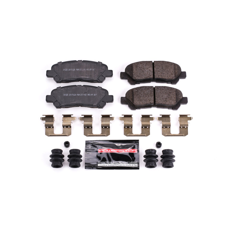 Power Stop 08-13 Toyota Highlander Rear Z23 Evolution Sport Brake Pads w/Hardware Brake Pads - Performance PowerStop
