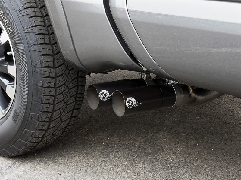 aFe POWER Rebel Series 2-1/2in 409 SS Cat Back Exhaust w/ Black Tips 16-17 Nissan Titan V8 5.6L Catback aFe