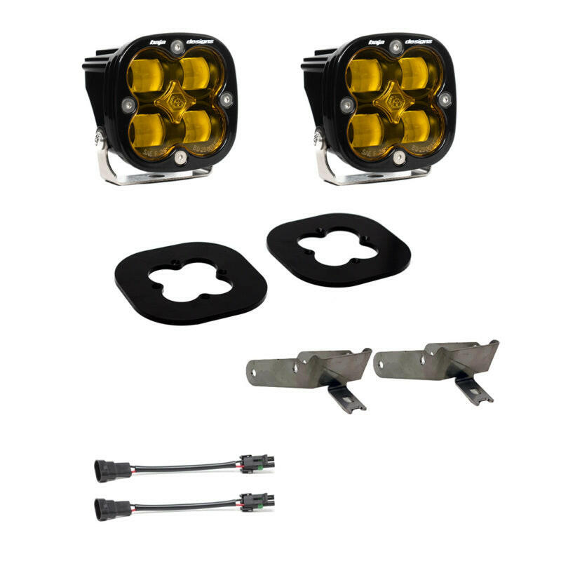 Baja Designs 11-16 Ford Super Duty Fog Pocket Kit - Amber Fog Lights Baja Designs