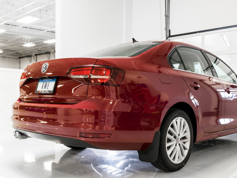 AWE Tuning 09-14 Volkswagen Jetta Mk6 1.4T Touring Edition Exhaust - Chrome Silver Tips Catback AWE Tuning