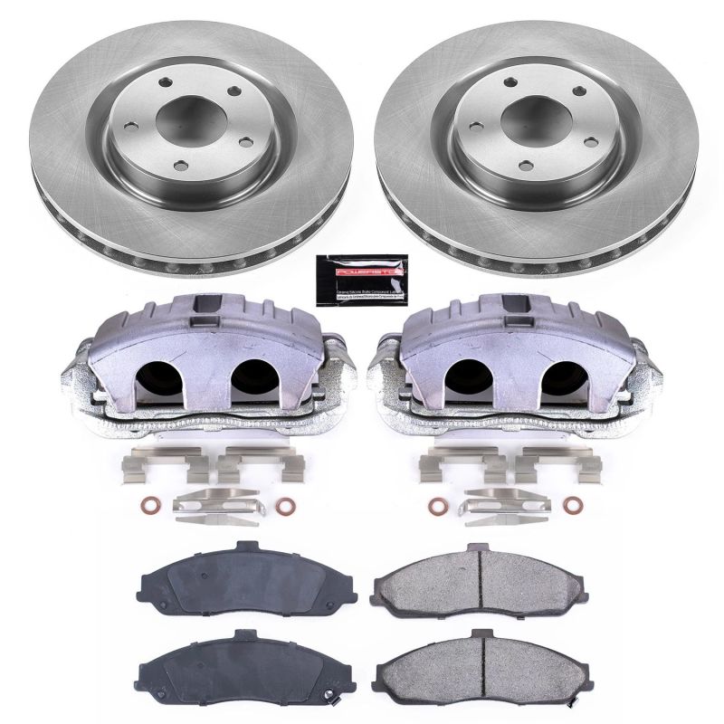 Power Stop 05-13 Chevrolet Corvette Front Autospecialty Brake Kit w/Calipers Brake Kits - OE PowerStop