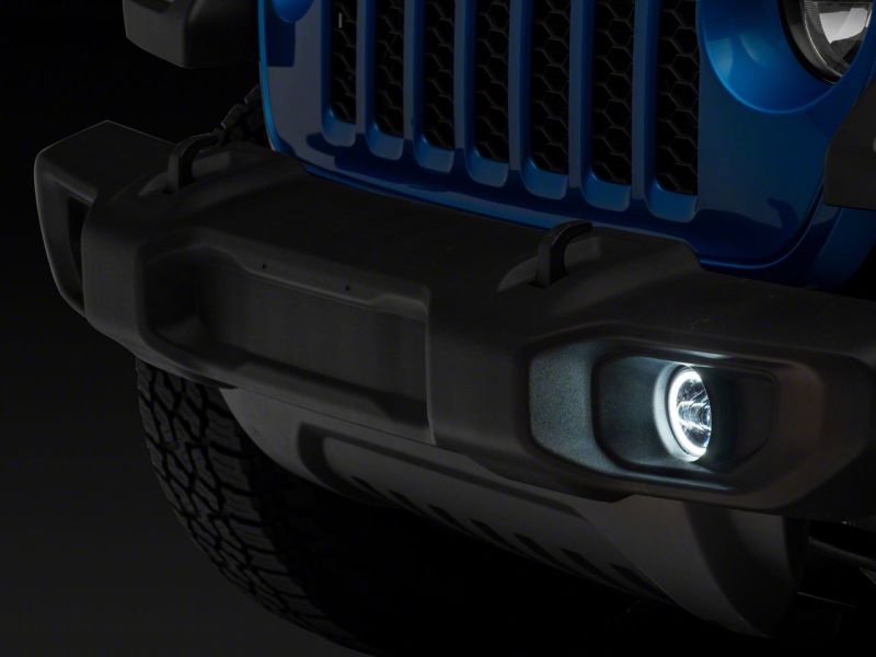 Raxiom 07-23 Jeep Wrangler JK & JL 20-23 Jeep Gladiator JT Axial Series LED Fog Lights w/ Halo Headlights Raxiom