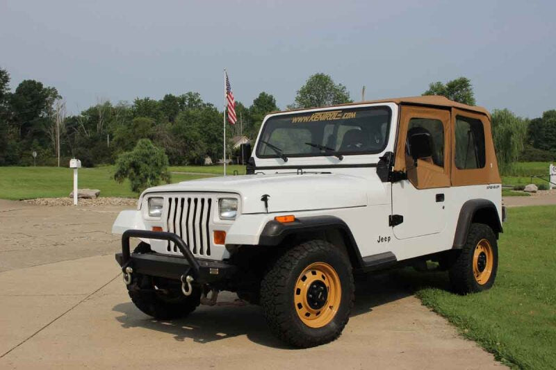 Fishbone Offroad 87-95 Jeep YJ YJ Wrangler Piranha Front Bumper w Tube Guard Bumpers - Steel Fishbone Offroad