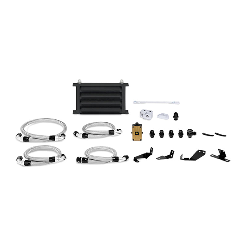 Mishimoto 04-06 Pontiac GTO 5.7L/6.0L Thermostatic Oil Cooler Kit - Black Oil Coolers Mishimoto