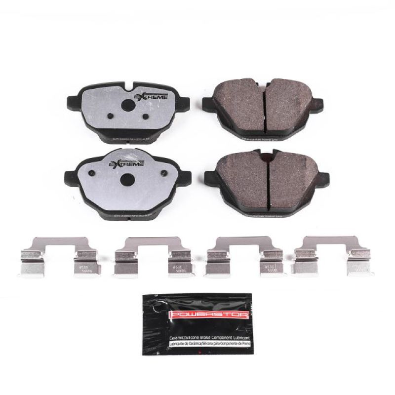 Power Stop 11-16 BMW 528i Rear Z26 Extreme Street Brake Pads w/Hardware Brake Pads - Performance PowerStop