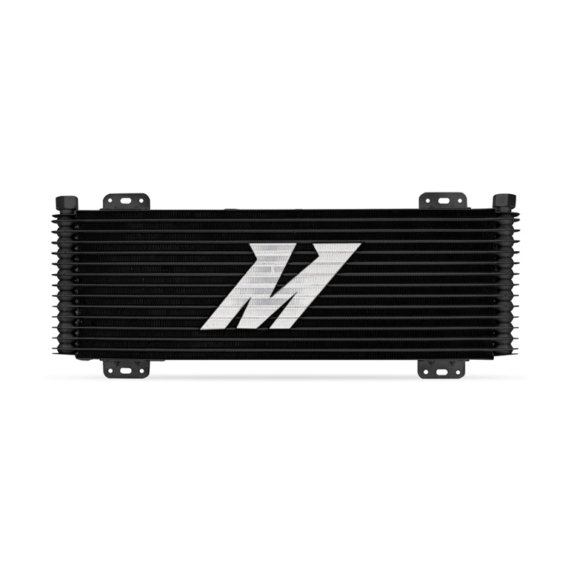 Mishimoto Universal Stacked Plate Trans Cooler 13 Row Black Transmission Coolers Mishimoto