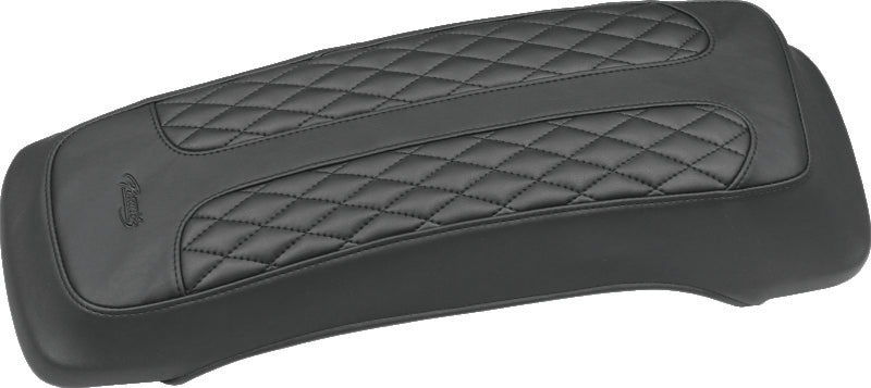 Mustang 80-07 Harley Early FL Touring Saddlebag Lid Covers w/Studs- Black Seat Covers Mustang Motorcycle