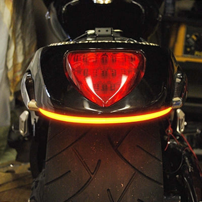 New Rage Cycles 06+ Suzuki M109R Rear Turn Signals w/Load EQ - Amber Lights Corner New Rage Cycles
