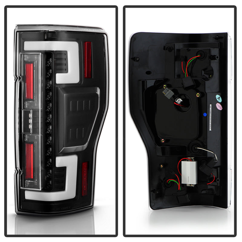 Spyder 20-21 Ford F250 Superduty LED Tail Lights - Black (ALT-YD-FS20HAL-LED-BK) Tail Lights SPYDER