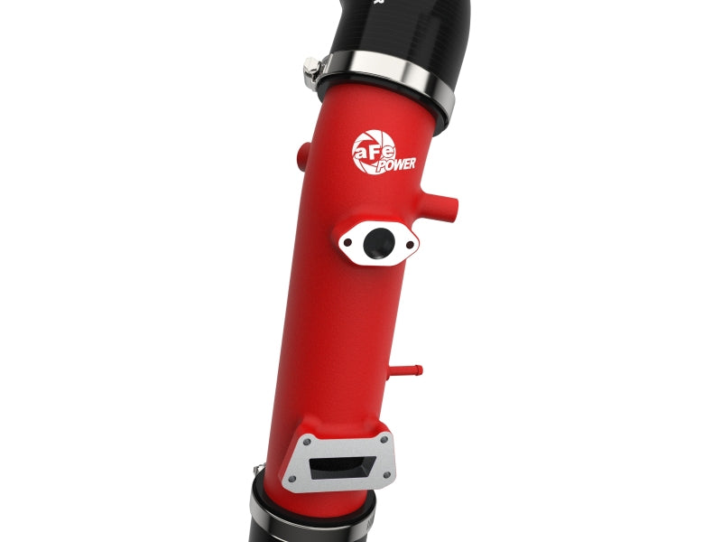 AFE 19-22 Hyundai Veloster N BladeRunner Aluminum Hot & Cold Charge Pipe Kit - Red Intercoolers aFe