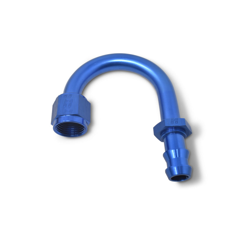 Russell Performance -6 AN Twist-Lok 180 Degree Hose End (1in Radius) Fittings Russell